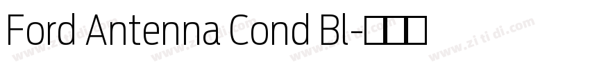 Ford Antenna Cond Bl字体转换